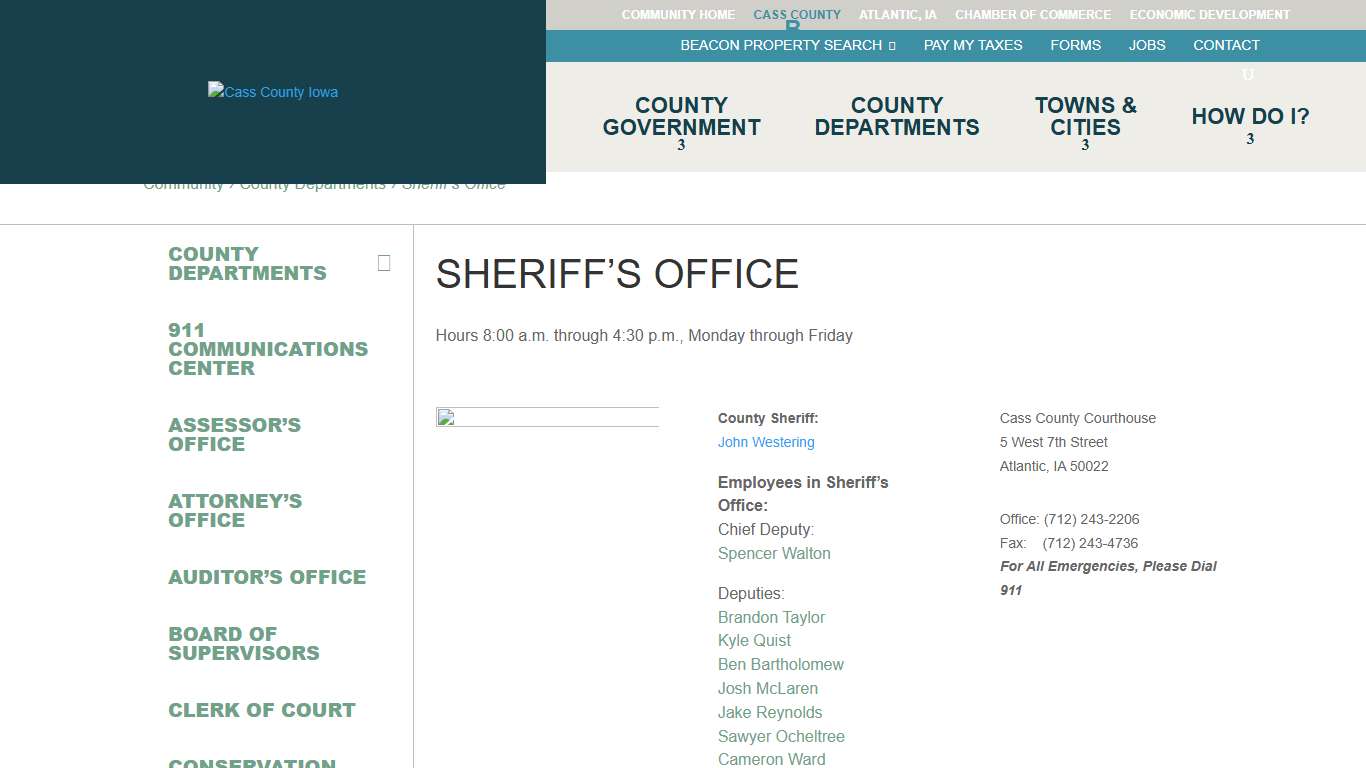 » Sheriff’s Office